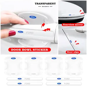 Car Door Handle Protection Film for Ford Focus 3mk2 Mk3, Fiesta, Ranger, Mondeo, Fusion, Kuga St, Anti-Collision Sticker, Truck Sticker, Car Accessories Women, Decals Sticker, Decal for Cars