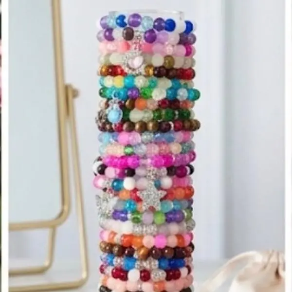 5 Bracelets- Assorted Colors and Designs for Stylish Accessory Collection