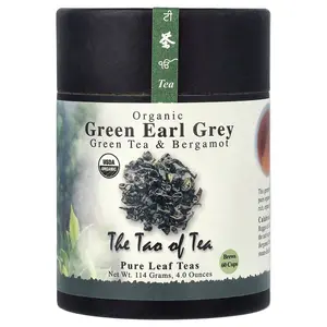 The Tao of Tea Organic Green Tea & Bergamot, Green Earl Grey, 4 oz (114 g)