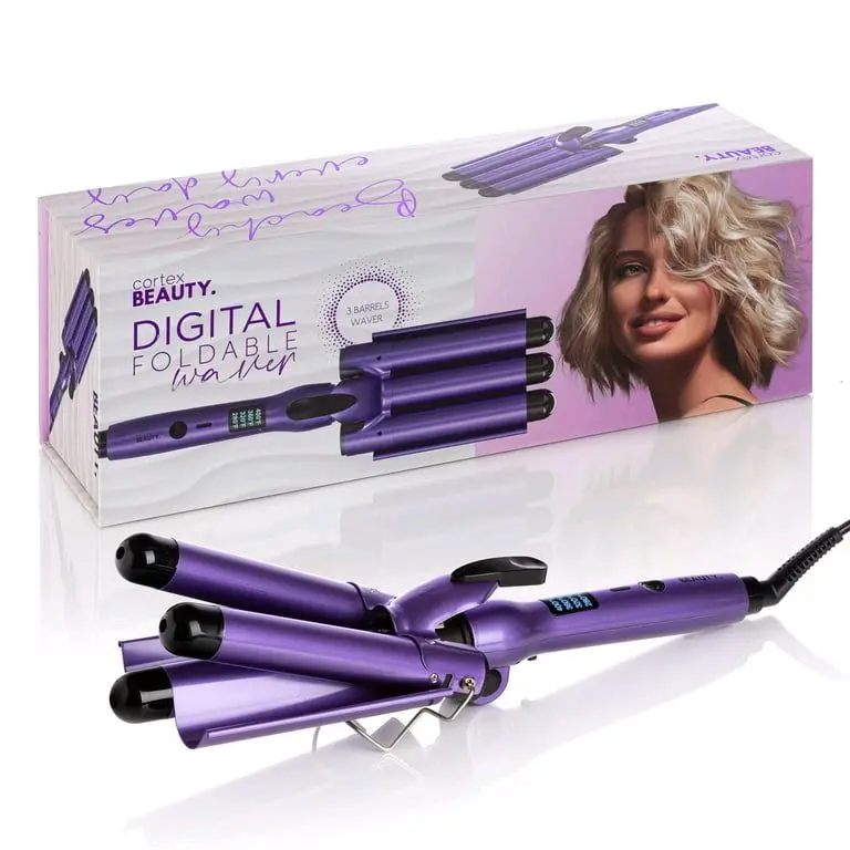 Digital Wave Maker 1" Foldable Three Barrel Waver