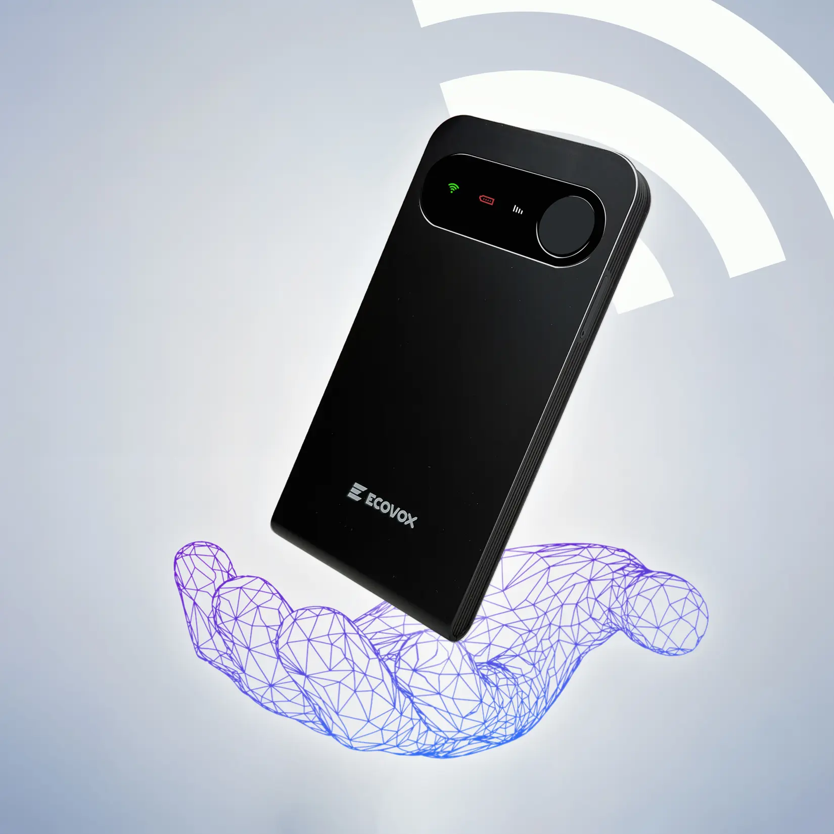 ECOVOX 2026 Upgraded Tri-Band Portable 4G LTE MiFi WiFi Hotspot - No SIM International Modem with Global Roaming, Multiple Device Support, Single Port, USB Adapters, Box Pack for RV Camping, Outdoor Road Trip