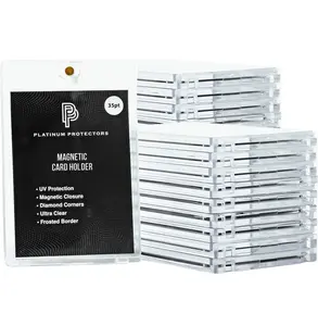 Magnetic Card Holder for 35pt Trading Cards One Touch Fit Clear UV Protection