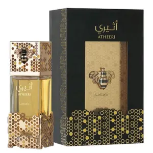Lattafa Atheeri for Unisex Eau de Parfum Spray, 3.4 Ounce
