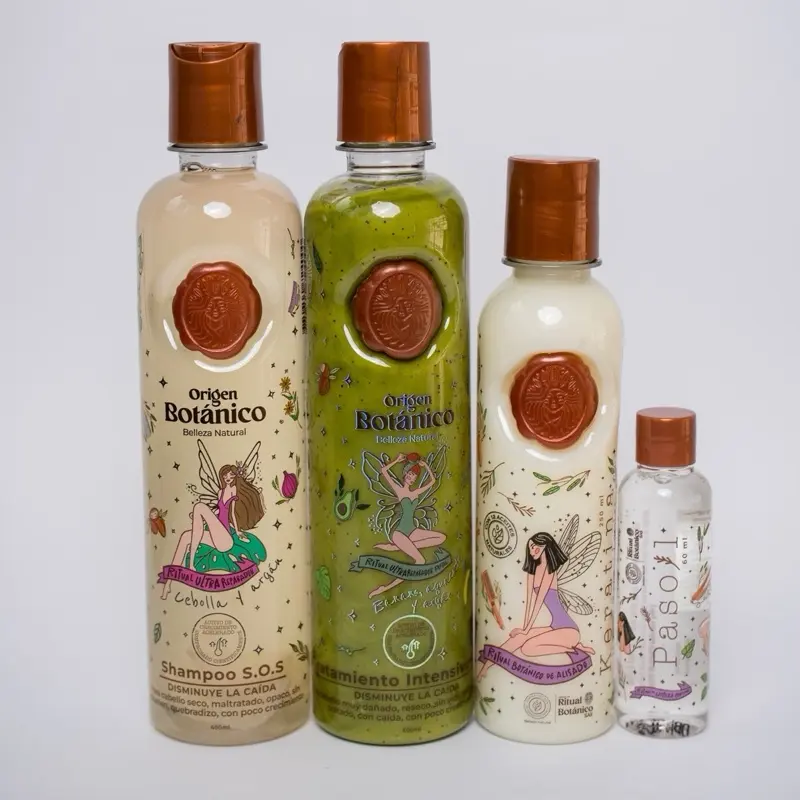 Origen Botánico Ritual Botánico Kit Cebolla & Keratina 250ML Shampoo & Treatment Intensive Haircare Set for Personal & Commercial Use