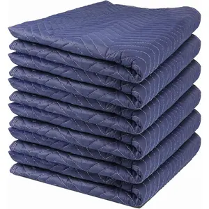 40 x 72in Heavy Duty Moving Blankets, 6 Pack Quilted Furniture Pads for Moving and Furniture Wrapping