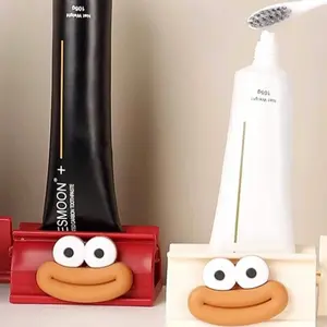 Easy Squeeze Toothpaste Dispenser, Cute Large Mouth Design, Manual Bathroom Accessory, Convenient and Easy Toothpaste Application