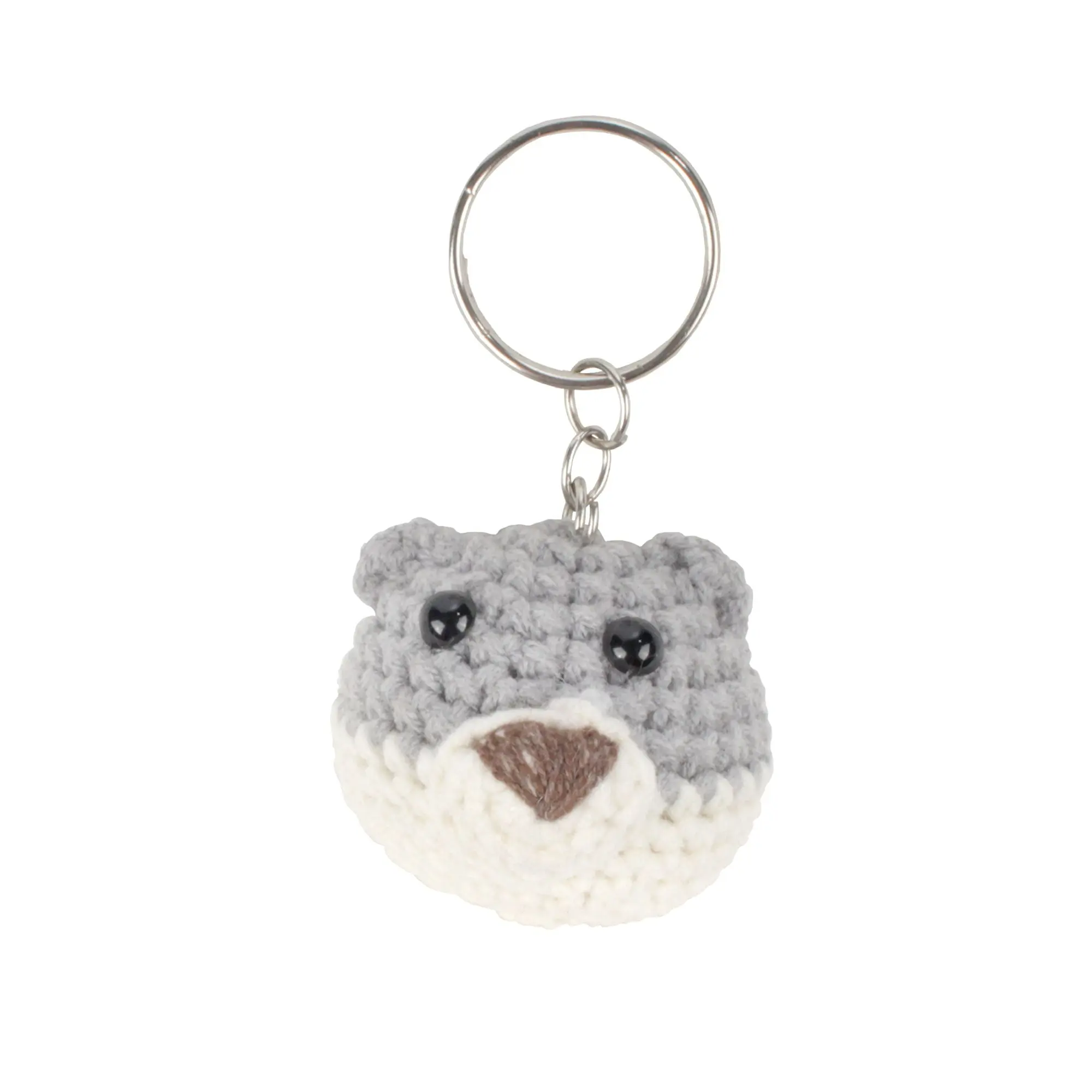 Bear Crochet Keychain
