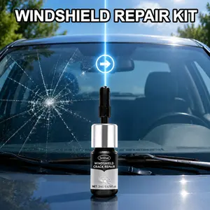 Professional Windshield Repair Kit for Chips and Cracks – Advanced Glass Resin Repair System for Star Breaks, Scratches & Long Cracks – Quick DIY Car Windshield Restoration Tool, 2ml
