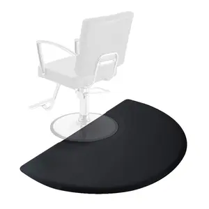 Garvee Salon Mat for for Hairstylist 3 Ft x 5 Ft Barber Shop Anti-Fatigue Under Desk Mat Hair Floor Mats Comfort Salon Standing Hair Cutting Hairdressing Equipment Black