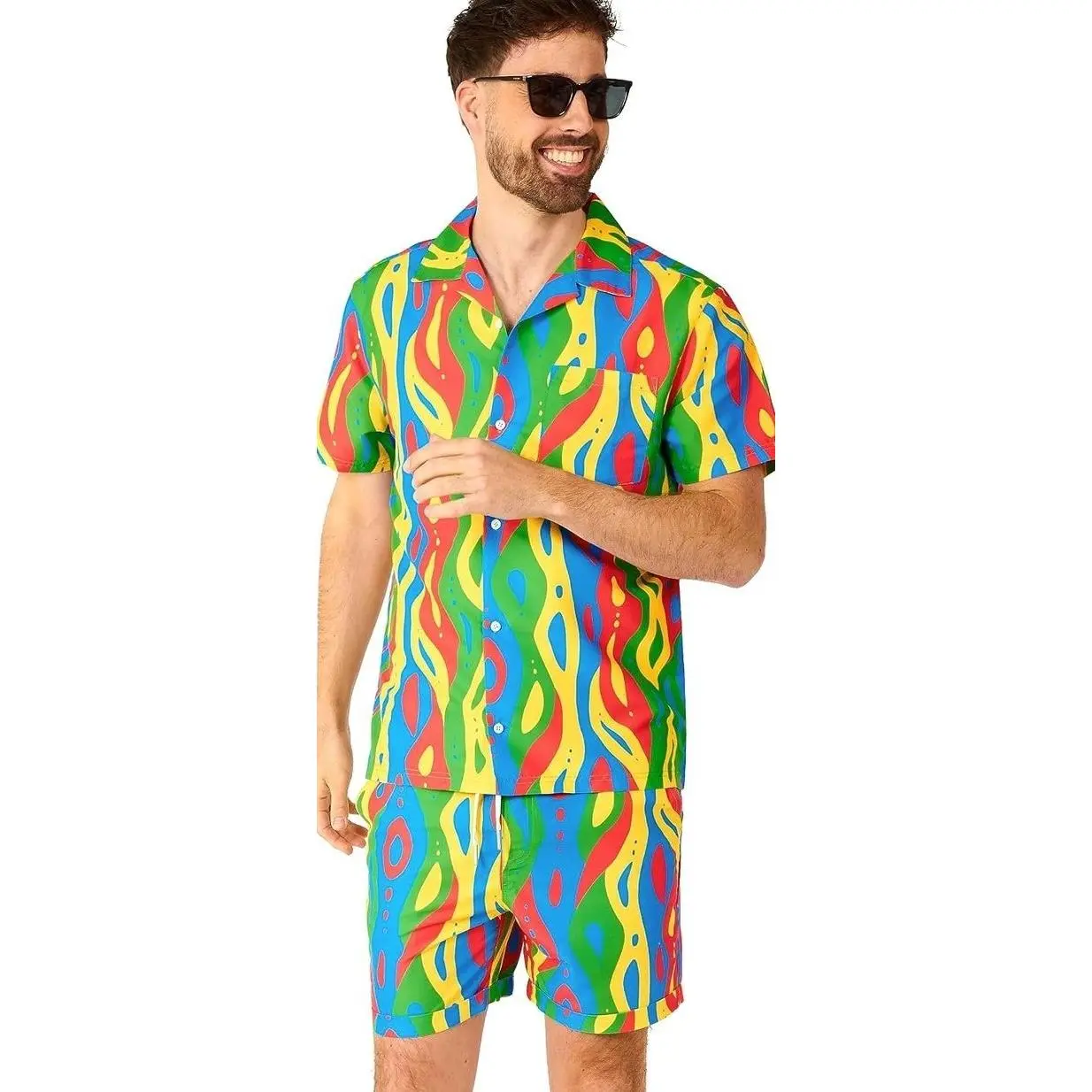 Opposuits Mens Summer Set - Shirt and Shorts