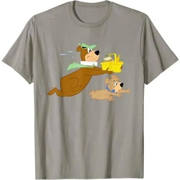 Yogi Bear Yogi and Boo Boo Steal Picnic Basket T-Shirt