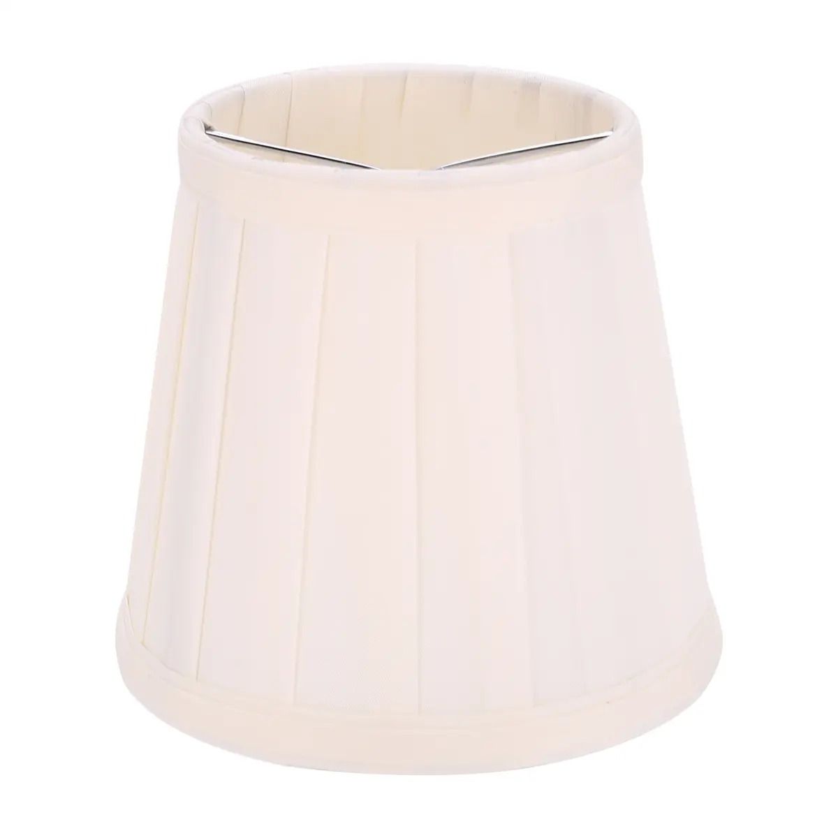 Clip-On Lampshade, Decorative Light Yellow Fabric Bell Shade for Chandeliers, Wall Sconces & Table Lamps, Romantic Indoor Living Room Accessory, Cloth, Ceiling/Table, Elegant And Romantic, Home, Lights, 1X Lampshade, 80*120*110Mm, Cloth Shade