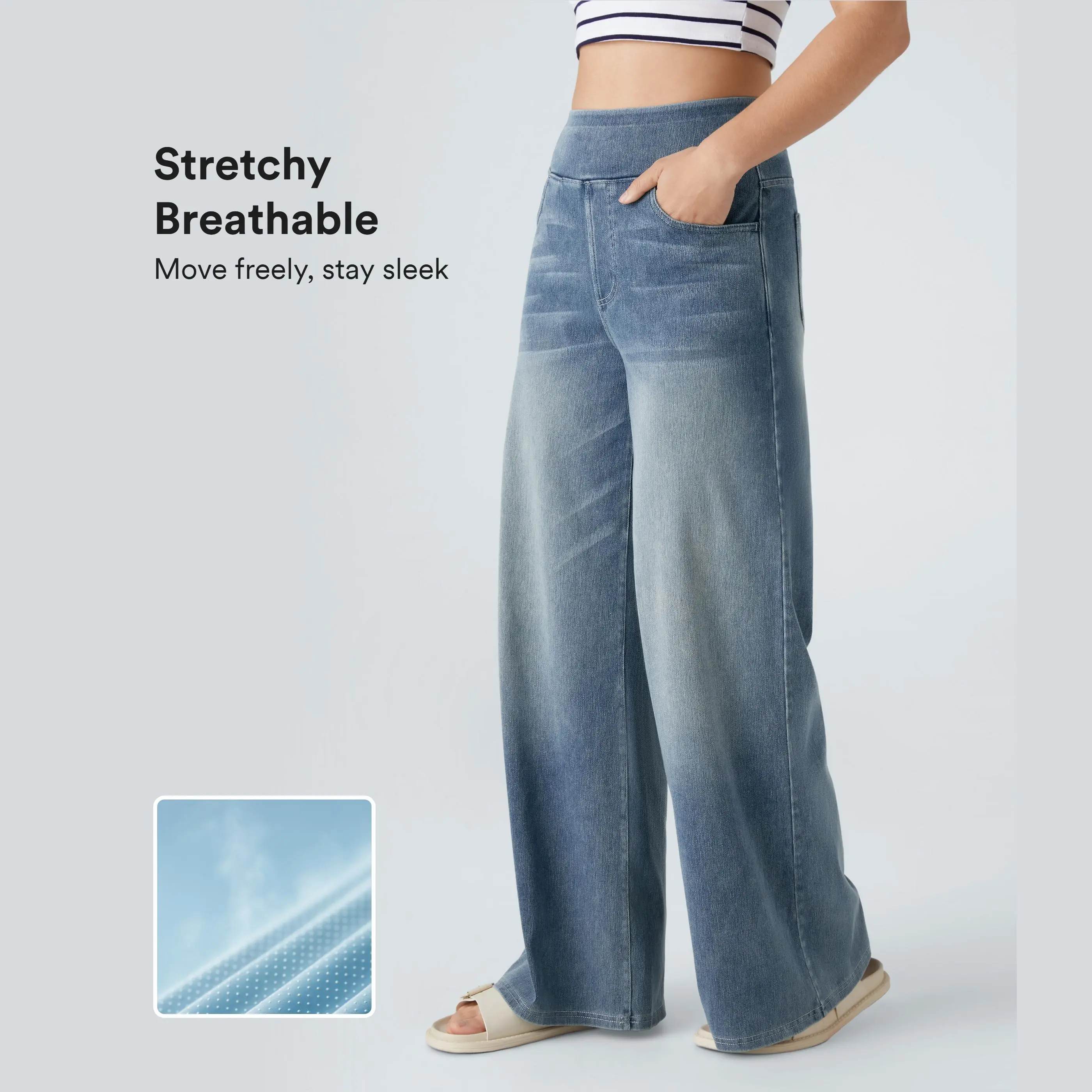 Blue Gray Denim
