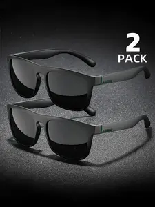 Unisex Simple Style Plain Color Glasses, Trendy Casual Glasses for Everyday Use, Fashion Accessories for Outdoor Activities