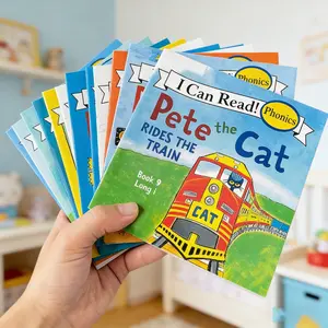 English Language Learning Set, Flashcards, Vowel Spelling Flashcards, Word Cards, I can read pete the cat Natural Reading Aid, Short Long Vowel & Basic Grammar Practice, Educational Toys for Kids