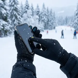 Kids' Warm Winter Sports Gloves - Cold Weather Water Resistant Touchscreen Fleece Soft Lining Children Mittens for Boys Girls 6-14 Years Outdoor Activities Snow Play Skiing Hiking Comfortable Durable Design