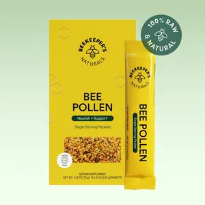 Bee Pollen Packets - 100% Raw Granules for Energy, Immunity & Whole Body Wellness - Superfood Packed with Vitamin B, Minerals & Protein