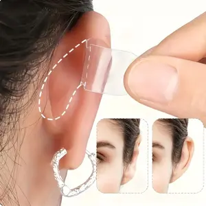 30pcs Invisible Ear Lift Patches, Transparent Vertical Ear Support Stickers, Suitable for Pierced Ears, Low Allergy, Skin-Friendly, Natural Shape, Ear Lifting Patches