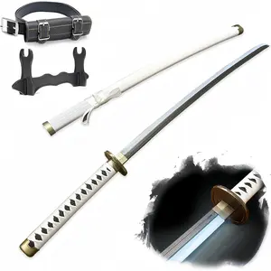 2.0 Upgraded Light Up One Piece wado Ichimonji Sword - 40 inches Plastic Anime cosplay prop with Belt & Stand