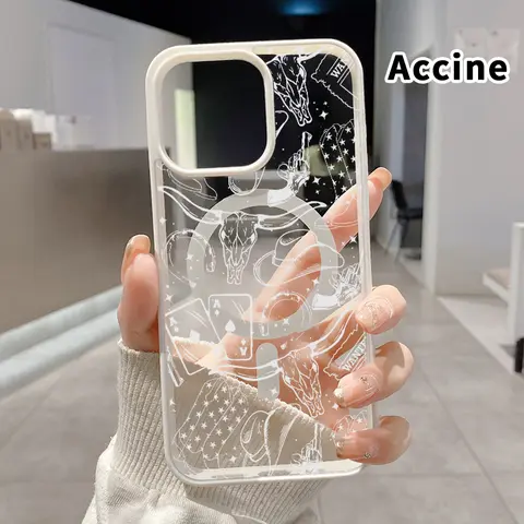 Magnetic Smartphone & Cellphone Case, Durable Acrylic Hard Back-Soft TPU Edge Protection Accessory for iPhone 17 Pro Max/16 Plus/15/14/13/12/11/Air E Western Dreamscape, Shockproof Fingerprint-Resistant Wireless Charging Compatible for Boys’ Devices