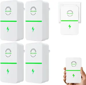 2PCS/4PCS Plug-In Power Box with US Plug 2026 Updated Design, Compatible with 90–250V Input Range