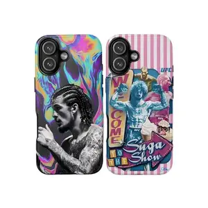 Sean O'Malley Phone Case UFC Cage Fighter Cover Custom Fit for iPhone 17, 16, 15, 14, 13, 12, 11 Pro Max Plus, suitable for both men and women MMA Core Cage Fighter Aesthetic Heavy Duty Shell