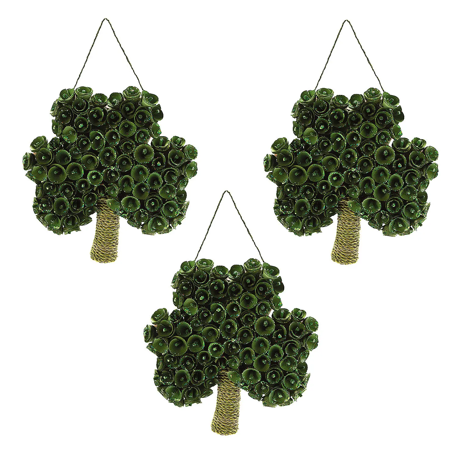 Shamrock-Shaped Wreaths