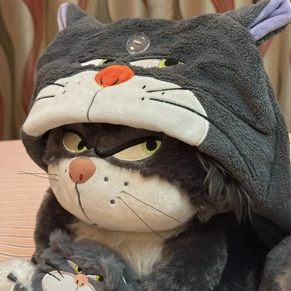 30cm Lucifer The Cat Cute Doll Plush Toy Throw Pillow Cat Doll Birthday Gift Valentine's Day Plush Children's Toy