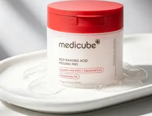 Medicube AHA BHA Succinic Acid Pads – 70 Sheets Korean Skincare for Acne-Prone Skin, Gentle Exfoliation & Calming