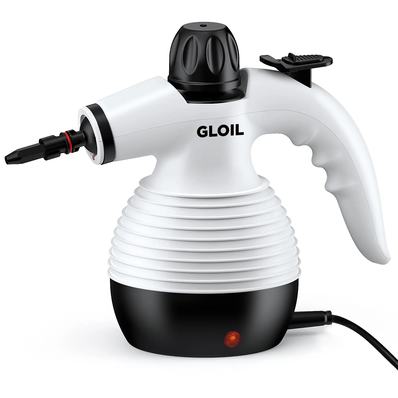 GLOIL Handheld Steam Cleaner for home, Steamer for Cleaning, Multipurpose Portable Steam Cleaners Use with Safety Lock and 10 Accessory Kit to Remove Grime, Grease, and More, Save Time and Effort glass cleaner