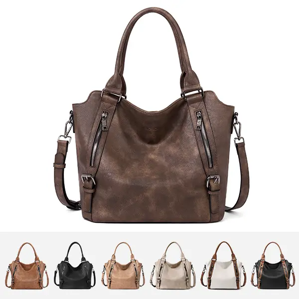 CLUCI TikTokShopSummerSale Laptop Tote Bag Purses for Women Vegan Vintage Leather Handbags Tote Purse Shoulder Bag Large Ladies Hobo Bags Gift  Large Capacity Computer Bag for Work Everydag Bag Trendy Versatile Daily Commuting Bag