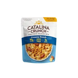 Catalina Crunch Protein Snack Mix - 10g Protein, 1g Sugar per Serving - Good Source of Fiber, Keto, Gluten Free - Creamy Ranch, 5.25 Ounce Bag (Pack of 1)