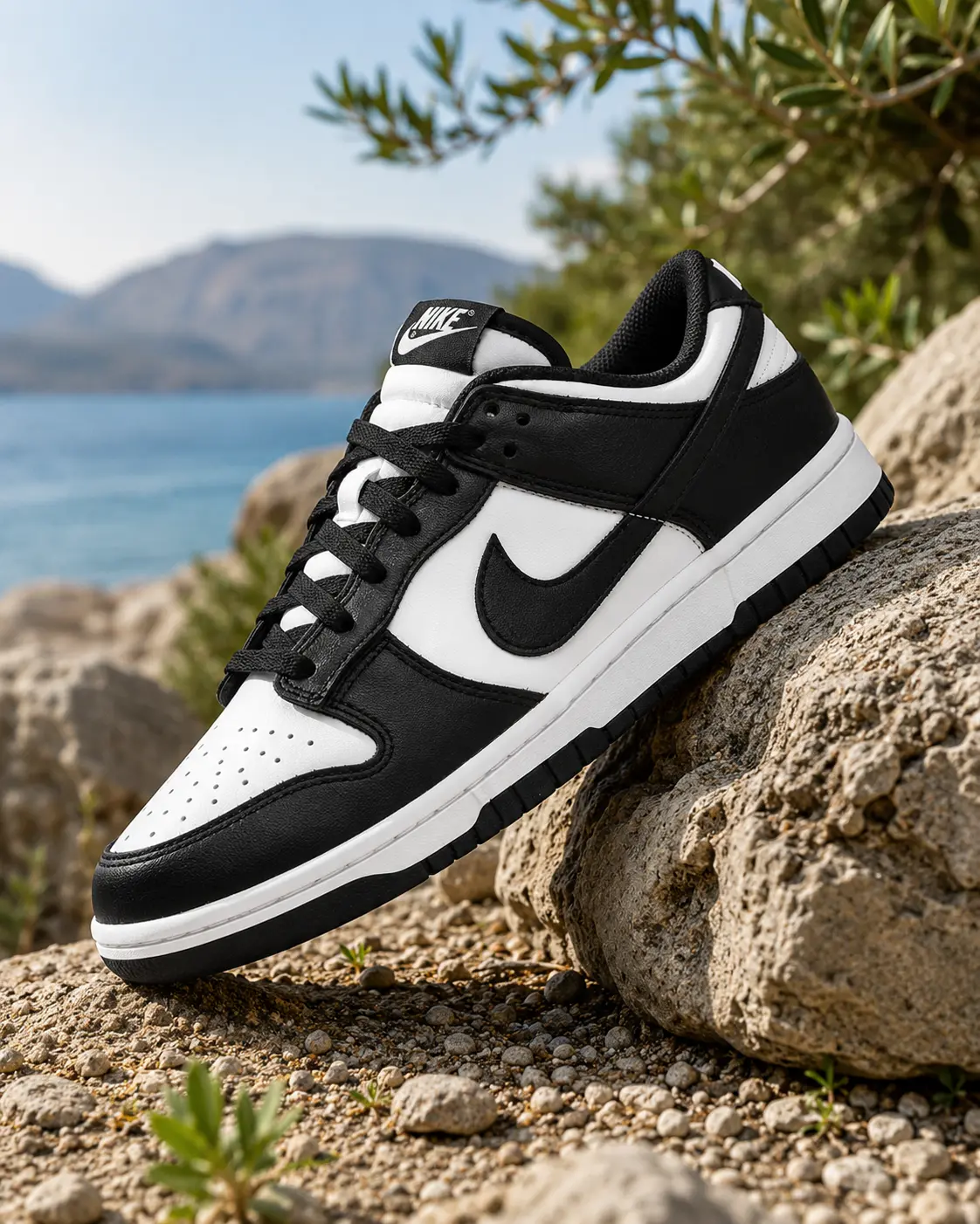 Nike Dunk Low Retro White Black Panda DD1503-101 Womens Fashion Sneakers New