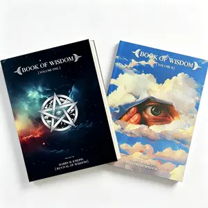 Book of Wisdom Volume 1 & 2 Paperback Softcover, Regular English Edition, Spiritual Guidance Guide to Awakening and Transformation, Jesus Bible Study Journal, Religious Reading Collection, Ideal Ramadan,occult symbolism book & Prayer Gift tiktokshopspring