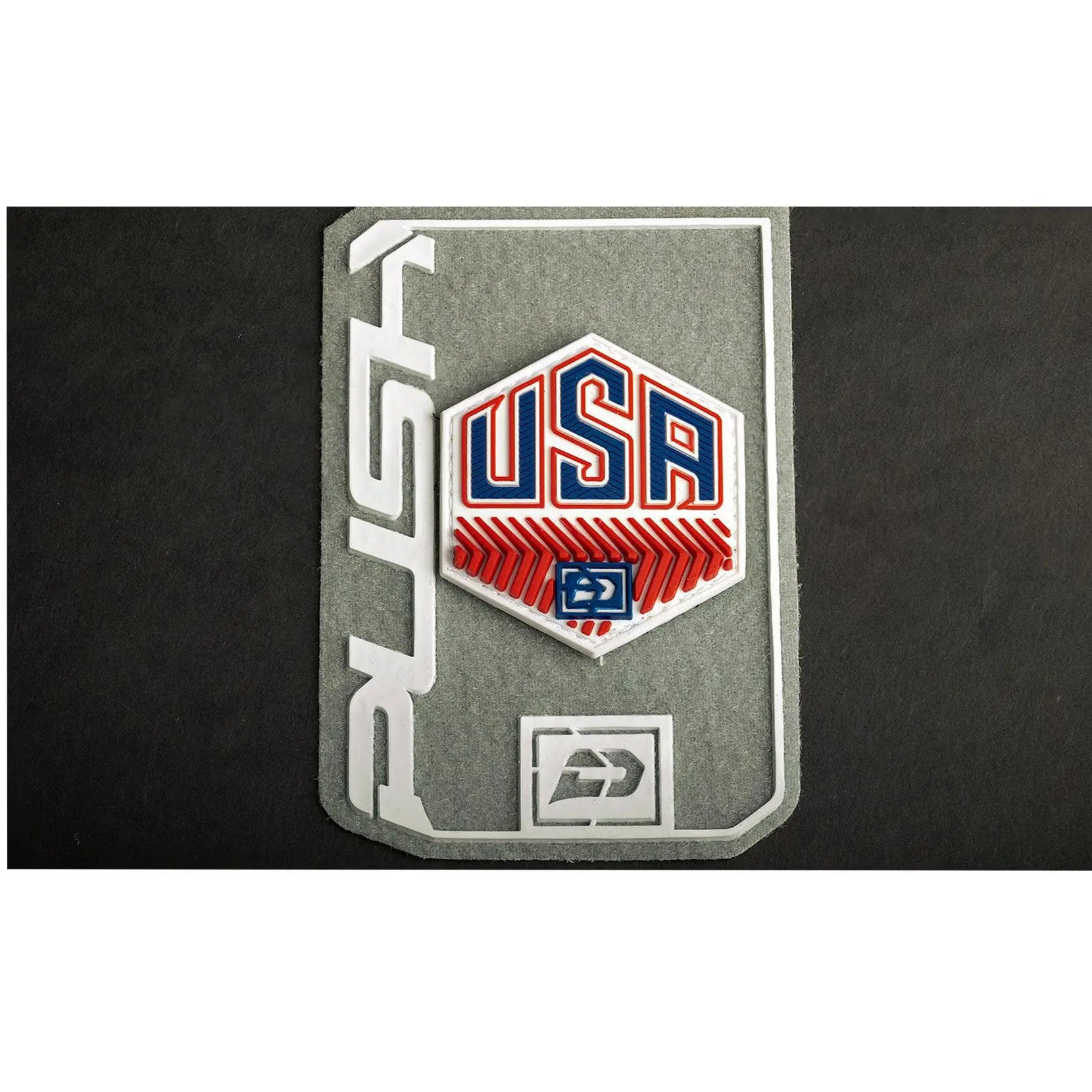 Push Velcro Rubberized Patch