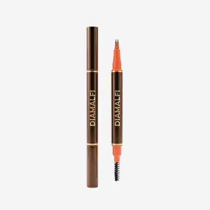 2 Tip UltraFine Pen - For Beard & Eyebrows - Water Resistant, Natural Look, Easy to Use, Long Lasting - Beard Pencil Filler, Eyebrow Pencil Filler - Beard Pen, Brow Pen - DIAMALFI
