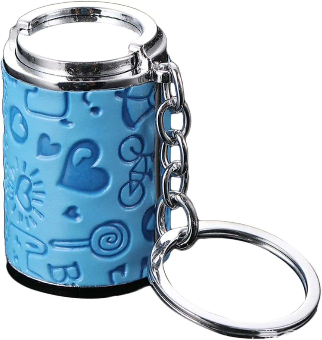 Mini Coin Storage Keychain, 2-in-1 Portable Coin Holder, Loose Change Container with Secure Snap Closure, Pocket Coin Bank