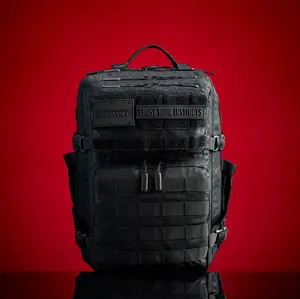 25L Backpack Black Leopard