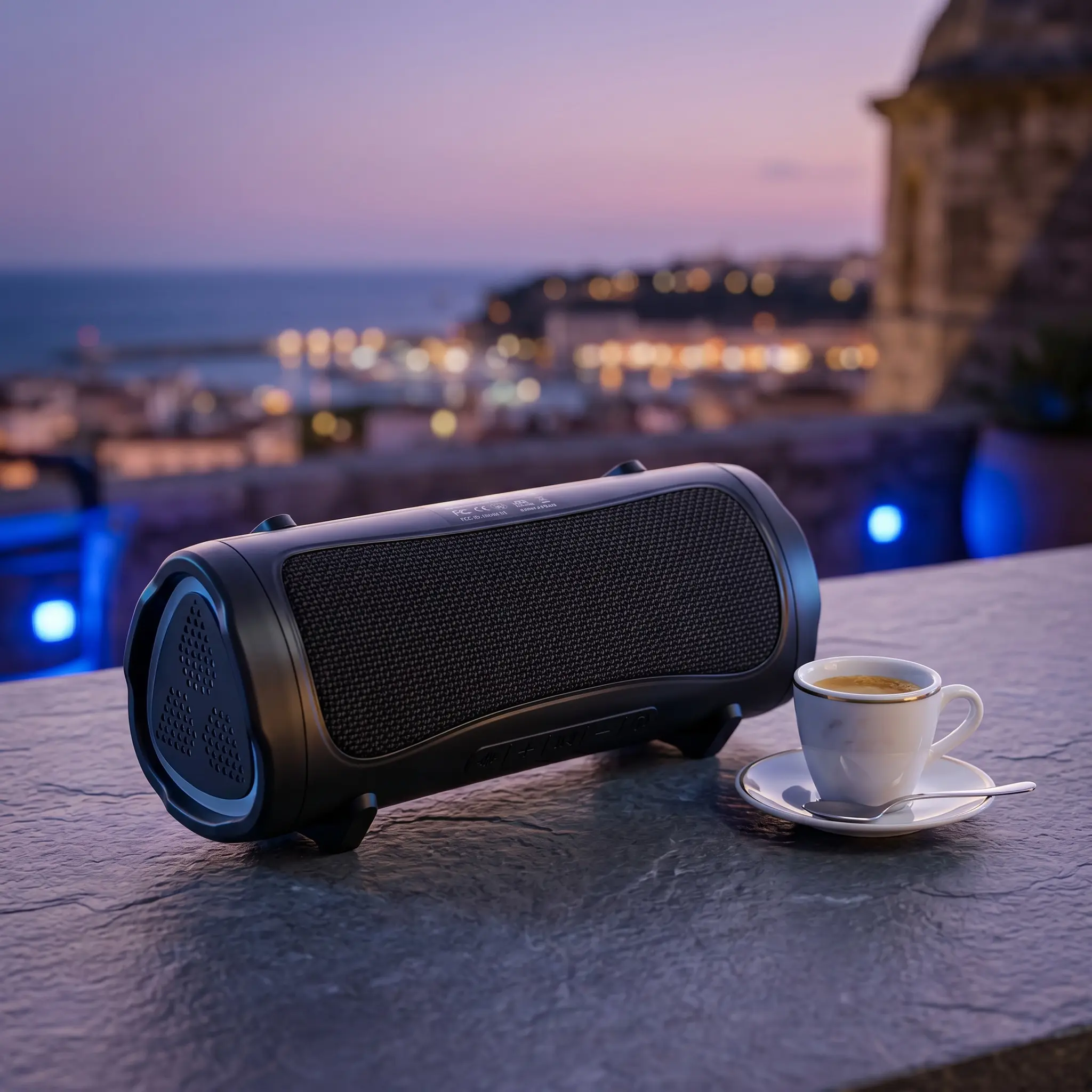 Portable Bluetooth Speaker with HD Sound BT5.3 & TWS Pairing Suitable for Home Party Outdoor Beach Ideal as Electronic Gadgets Birthday Gift