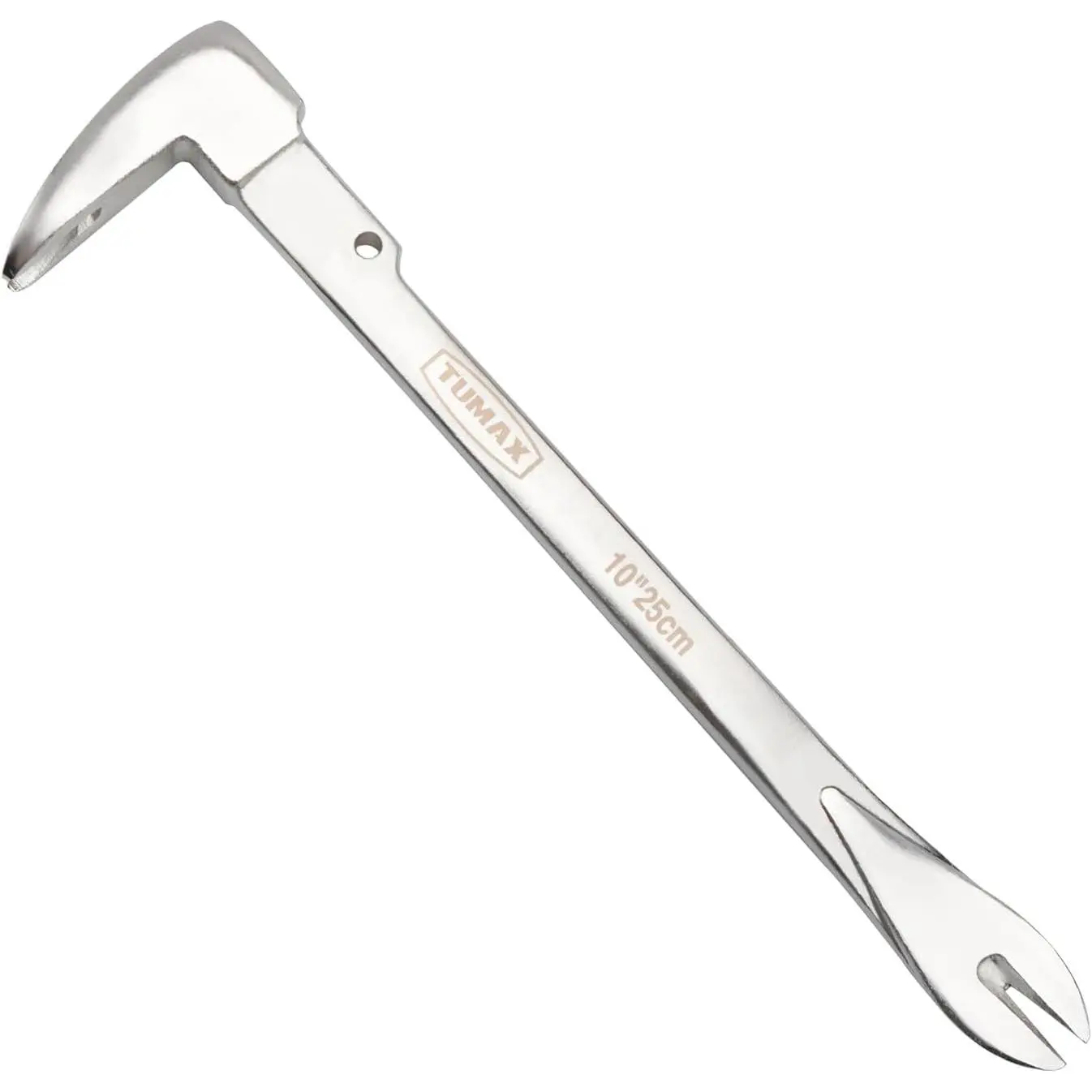 10'' Cats Paw Nail Puller - High-Carbon Steel Mini Pry Bar Tool, Hardware Hand Tool for Home Remodeling, Woodworking, Nail Removal