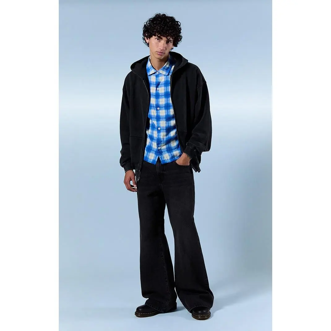Pacsun Men's Bennet Baggy Flare Jeans Black