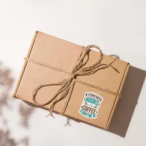 If It Involves Books And Coffee Count Me In Sticker, Book Sticker, Librarian Sticker, Gift For Book Worm, Book Lover Sticker, Gift For Reader, best friend gift