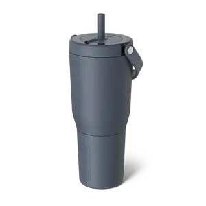 BrüMate Resa 35oz 100% Leakproof Insulated Travel Tumbler | Cup-Holder Friendly Insulated Tumbler | Built-in Silicone Sleeve and Easy Carry Handle