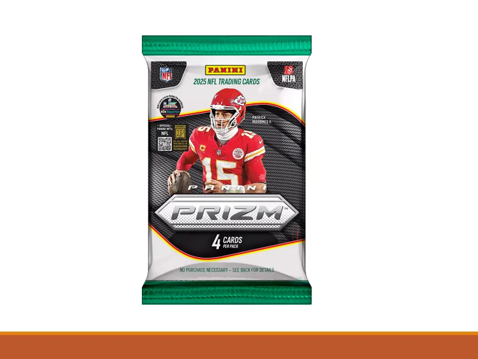 2025 NFL PRIZM RETAIL PACK - 4 CARDS PER PACK