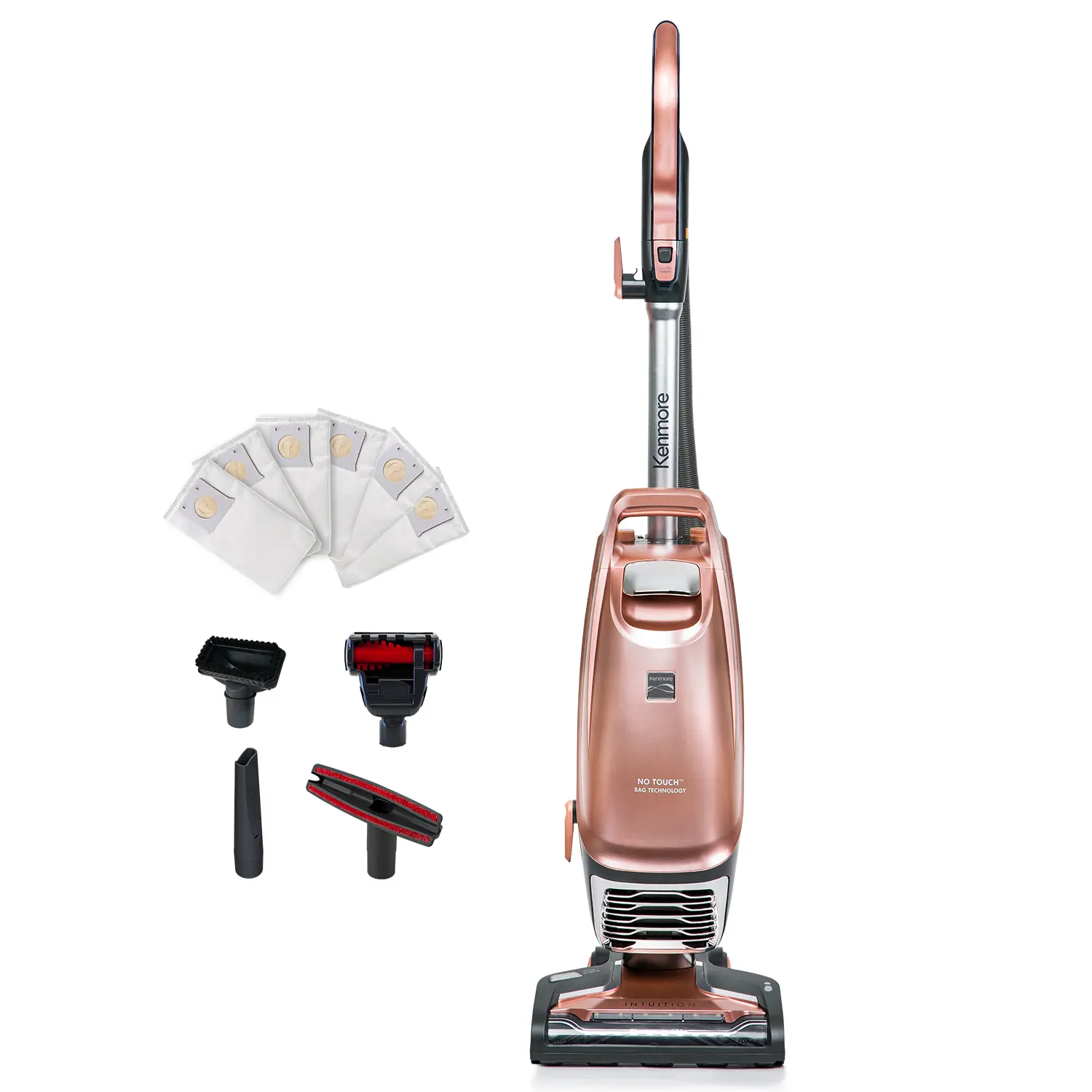 Kenmore BU4050 Intuition Power Bagged Lift-Away Corded Upright Vacuum Cleaner - 3L Lightweight Home Appliance, 30ft Cord, US Plug, Multi-Surface Cleaning, Hair Eliminator Brushroll, Pet Handi-Mate Attachment, 1200W, HEPA Filter, New Self-Seal Bags