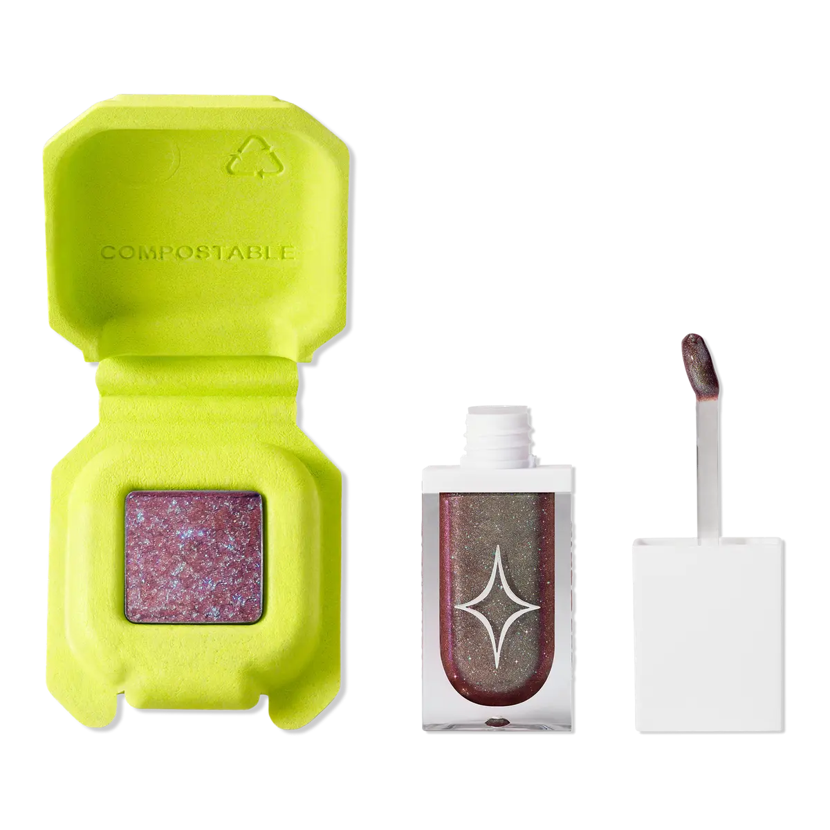 Half Magic Blushing Lizard Duochrome Eye & Glitter Lip Gloss Duo Half Magic Blushing Lizard Duochrome Eye & Glitter Lip Gloss Duo