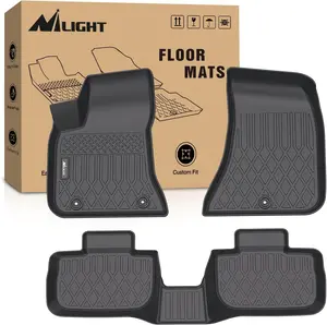 Nilight Synthetic 4-Piece TPE All-Weather Heavy-Duty Car Floor Mats - Car Accessory, Auto Accessories with Water Retention, Custom Fit for Dodge Charger RWD 2011-2023, Chrysler 300 RWD 2011-2023