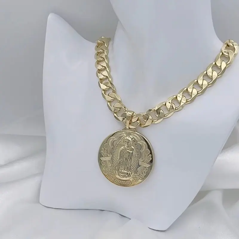 Rodriguezjewerly # 2409 Necklace (12mm) # 2863 Pendant
