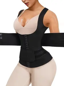 Women's sports shaping belt, waist training device, suitable for postpartum waist belt, double belt to control flat lower abdomen, exercise and daily work