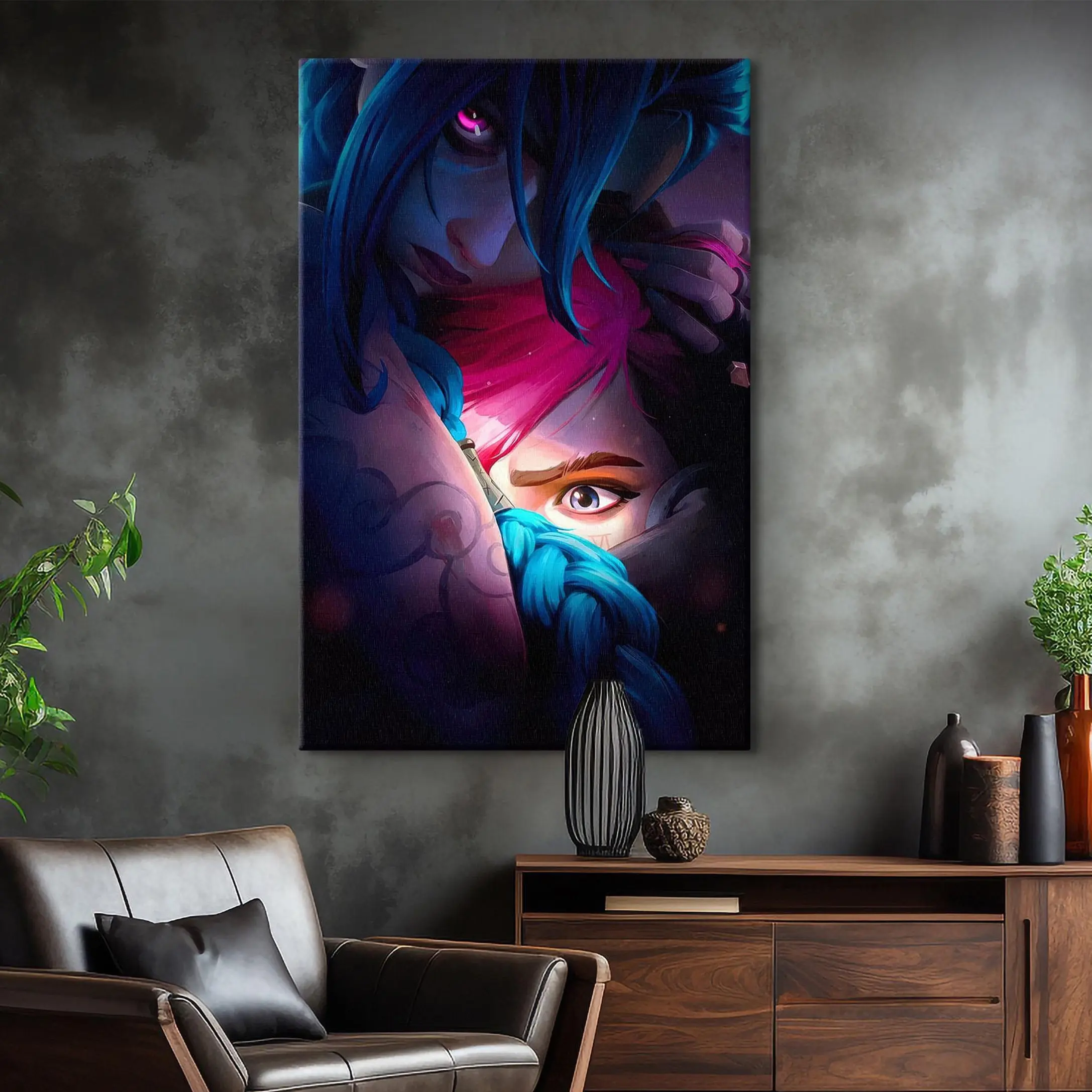 Arcane Movie Tv Series Poster, Arcane Jinx Season 2 Game Print Posters (NO FRAME)